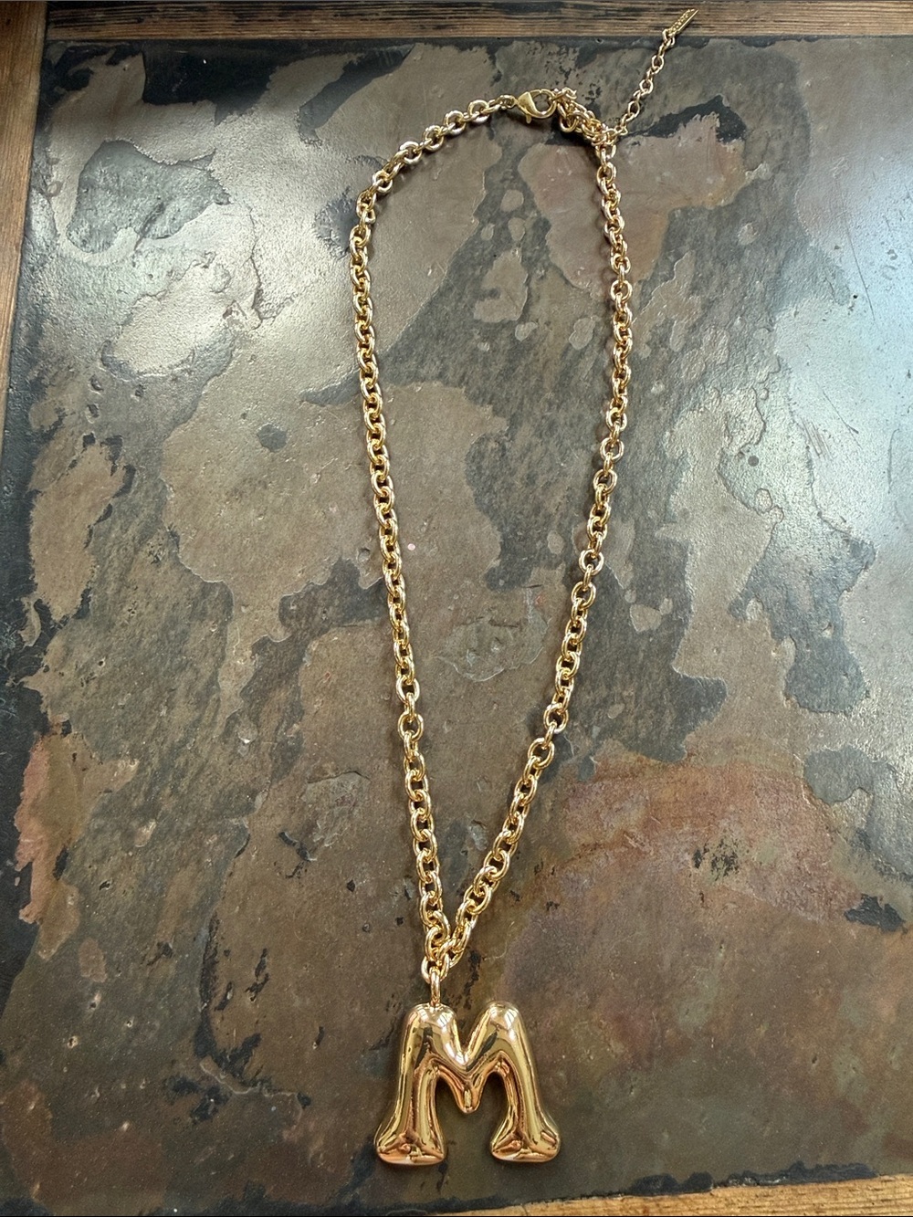 Target Gold 'M' Initial Pendant Necklace